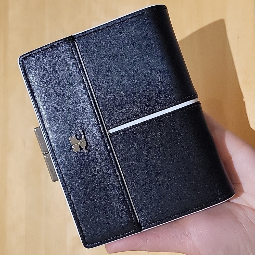 Courreges Black Leather Wallet